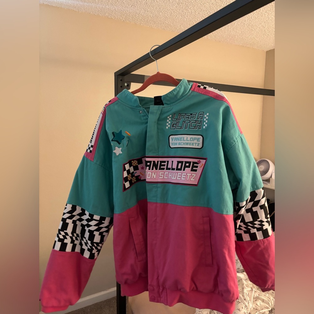 BoxLunch Exclusive Vanellope Von Schweetz Racing Jacket